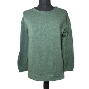 Orvis super soft green sweater medium